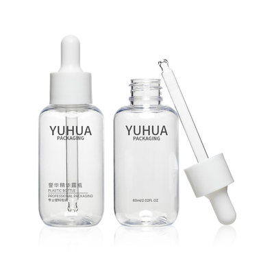 2oz повторно использовало бутылки сыворотки стороны PCR 60ML пластиковые нажимает нижнюю капельницу