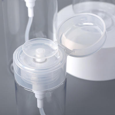 пластиковая упаковка макияжа 200ml 300ml разливает ясную бутылку по бутылкам ЛЮБИМЦА разрядки насоса прессы