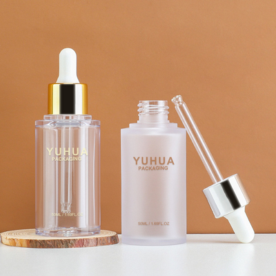 Бутылка капельницы эфирного масла PETG 50ml с капельницей прессы