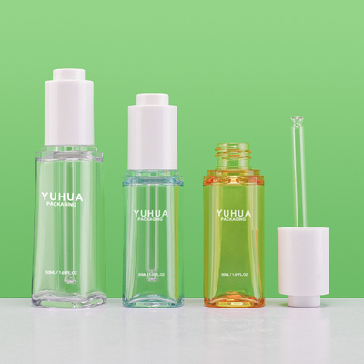 бутылка сыворотки 30ml 50ml изготовленная на заказ PETG пластиковая с крышкой капельницы