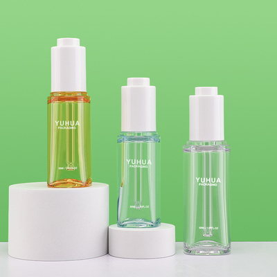 бутылка сыворотки 30ml 50ml изготовленная на заказ PETG пластиковая с крышкой капельницы