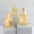 15ml 50ml 120ml Glossy Golden Serum Glass Bottle Spray Perfume Oil Pakcaging