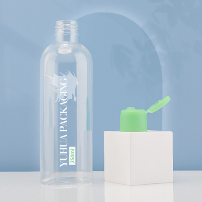 Подгонянная крышка сальто логотипа 250ml пластиковая разливает по бутылкам для проводника шампуня