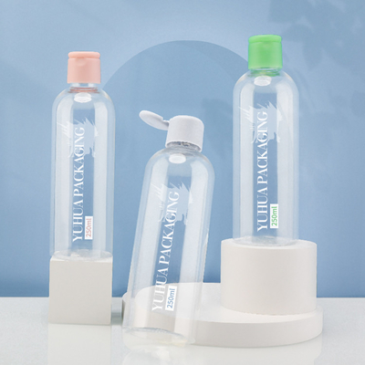 Подгонянная крышка сальто логотипа 250ml пластиковая разливает по бутылкам для проводника шампуня