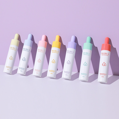 пластиковый логотип масла волос бутылки капельницы 30ml косметический пакуя подгонянный