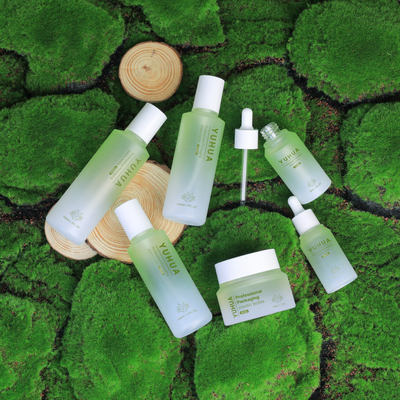 Опарник Skincare логотипа сыворотки PETG 50ml косметической подгонянный бутылкой