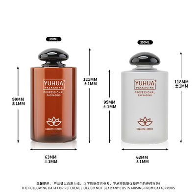 Refillable тело моет пустые бутылки 250ml 300ml шампуня