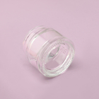 OEM 5g 10g Sample Cream Glass Jars with Screw Cap Hot Stamping