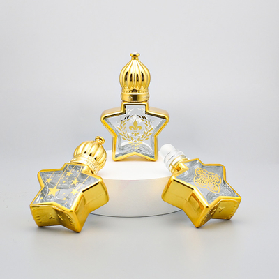 6ml 8ml 12ml Пустой стеклянный рулон на бутылке Роскошная косметическая упаковка Контейнер парфюмерии Эфирное масло бутылка