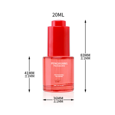 бутылка сыворотки бутылки стекла эфирного масла 20ml 25ml 40ml 50ml роскошная упаковывая с капельницей