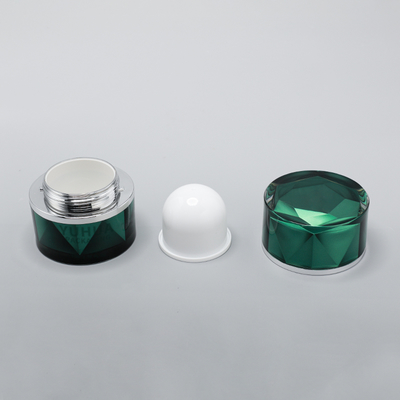 50G пластиковые упаковочные банки Luxuyr пустые акриловые пластиковые кружки с крышкой