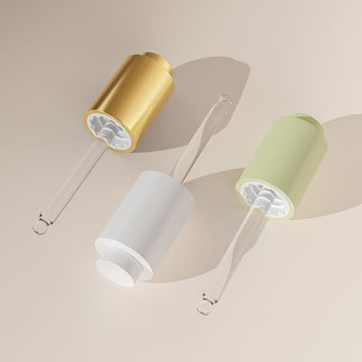 Пользовательские стеклянные флаконы-капельницы для сыворотки 30 мл, зеленая стеклянная бутылка для масла для волос с прессовым дозатором