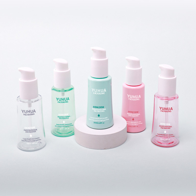 Пластиковая бутылка-дозатор для лосьона для лица и тела 50 мл, коническая бутылка для масляной сыворотки для эффективных решений по уходу за кожей