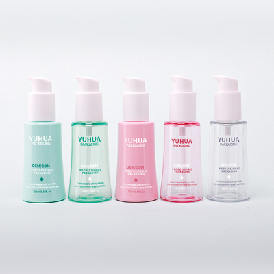 Пластиковая бутылка-дозатор для лосьона для лица и тела 50 мл, коническая бутылка для масляной сыворотки для эффективных решений по уходу за кожей