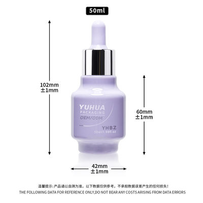 Бутылки с капелькой сыворотки емкостью 50 мл с индивидуальным шелковым экраном / горячей штамповкой / маркировкой Время печати 15-20 дней