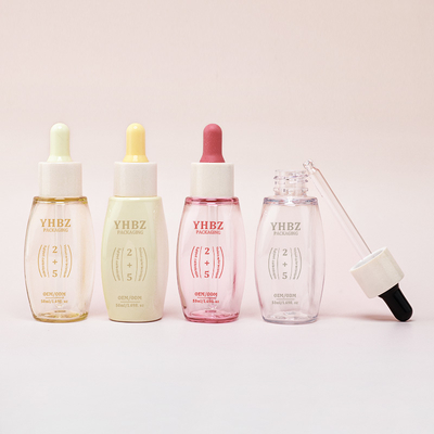 Hot Stamping Oil Serum Bottle 15-20days Time Silk Screen Printing