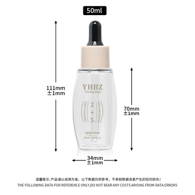 Hot Stamping Oil Serum Bottle 15-20days Time Silk Screen Printing
