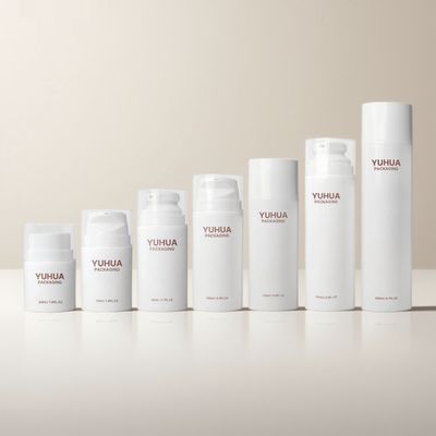 Custom Volume Refillable Airless Pump Bottle for Cosmetic Use with MOQ 10000pcs