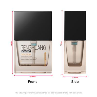 Индивидуальный дизайн упаковки для ухода за кожей, прозрачная, емкость 25 мл для продуктов