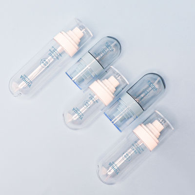 Круглый пластиковый флакон-распылитель, емкость 30 мл, логотип по вашему требованию, 50 мл, 60 мл, 80 мл