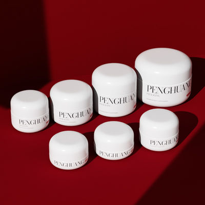 Белая/Прозрачная/Индивидуальная стеклянная банка для крема идеально подходит для вашей роскошной линии по уходу за кожей