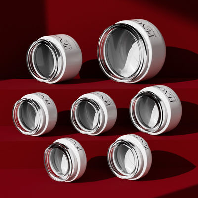 Белая/Прозрачная/Индивидуальная стеклянная банка для крема идеально подходит для вашей роскошной линии по уходу за кожей