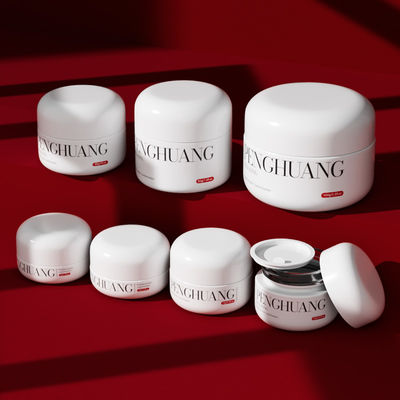 Пользовательские стеклянные банки для крема для бальзама для губ в белом/прозрачном/индивидуальном исполнении с логотипом и индивидуальным цветом/печатью