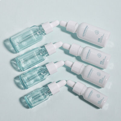 Стеклянный капельщик для масла Стеклянная бутылка логотип индивидуальный гладкий контейнер, предназначенный для эфирных масел сывороток и косметических приложений