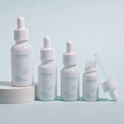 Logo Custom Round Serum Oil Bottle Durable Leak Proof Design Подходит для эфирных масел, ухода за кожей и косметической упаковки