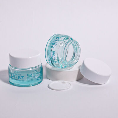 ODM OEM Accepted Round Luxury cosmetics packaging bottle suitable for high-end creams serums and other beauty essentials (ОДМ ОЭМ принято круглое бутылочко для упаковки роскошной косметики, подходящее для высококачественных кремов, сывороток и других предметов красоты)