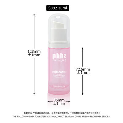 Косметические бутылки с капюшоном для лосьонов для тела идеально подходят для увлажняющих лосьонов, сывороточных масел для лица и тонизирующих упаковок.