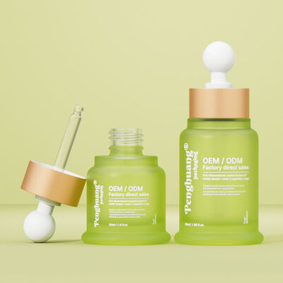 Бутылка с эфирным маслом с печатью на горячем штампе, предлагающая стильную косметическую упаковку и привлекательность продуктов по уходу за кожей