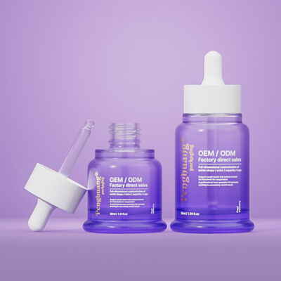 Флакон-капельница для сыворотки и масла. Бесплатный образец может быть предоставлен. Упаковочное решение для эфирных масел, сывороток и косметических жидкостей