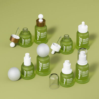 Бутылка с эфирным маслом с печатью на горячем штампе, предлагающая стильную косметическую упаковку и привлекательность продуктов по уходу за кожей