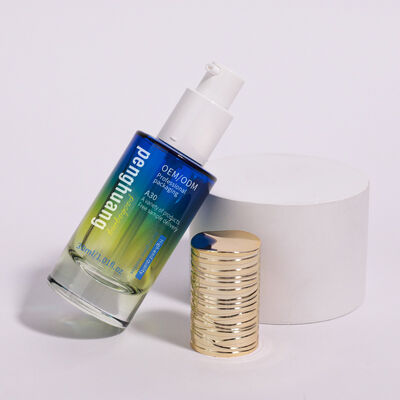 Набор косметической упаковки с покрытием Индивидуальные решения для круглой упаковки, обеспечивающие элегантную презентацию и защиту косметики