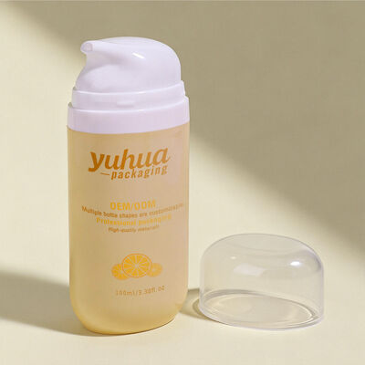 Пластиковая бутылка лосьона из PP материала с безвоздушным насосом и замороженной поверхностью для косметической упаковки и хранения жидкости