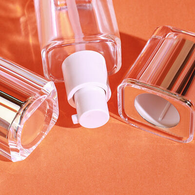 Liquid Foundation Bottles glass cosmetic packaging set with 30ml capacity customizable printing and durable airtight leak proof design