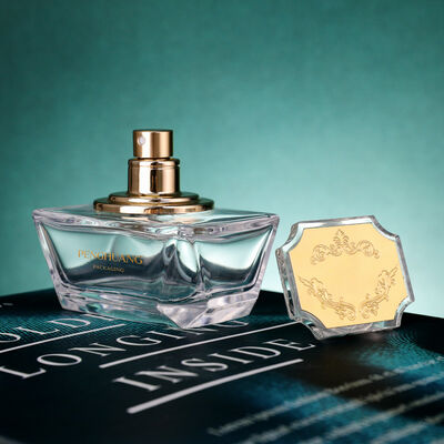 Oem Accepted oil serum bottle featuring bamboo dropper gold sliver customizable packaging for essential oil cosmetic skincare