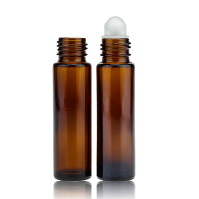 янтарный стеклянный крен 10ml на бутылках с алюминиевой пластиковой крышкой
