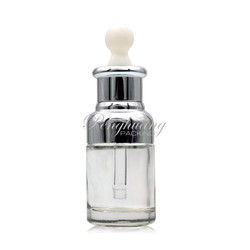 бутылка капельницы косметической сути масла сыворотки бутылки стекла 35ml пустой ясная красочная в запасе S020