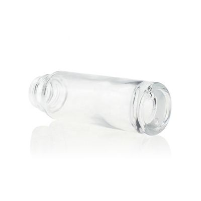 Крышка насоса стеклянной бутылки ясности верхнего сегмента 30ml пустая для жидкости