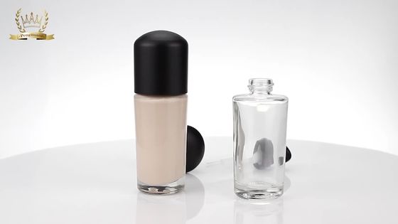 бутылка учреждения косметической бутылки лосьона макияжа 30ml стеклянной жидкостная с насосом
