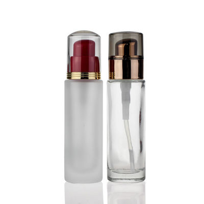 худенькая стеклянная бутылка 30ml для жидкостного лосьона тела учреждения упаковывая F073