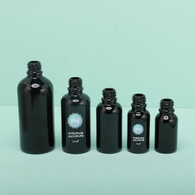Круглая бамбуковая черная бутылка капельницы эфирного масла 5ml