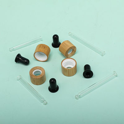 Круглая бамбуковая черная бутылка капельницы эфирного масла 5ml