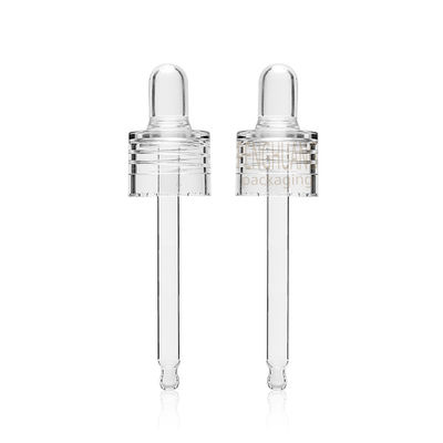 прозрачная бутылка стекла капельницы для сыворотки 30ml