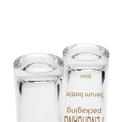 прозрачная бутылка стекла капельницы для сыворотки 30ml