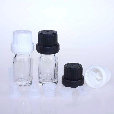 Прозрачная бутылка стекла капельницы масла золота 0.16OZ для необходимой воды