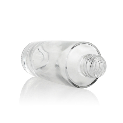 бутылка стекла учреждения 30ml Frost с розовым золотым насосом