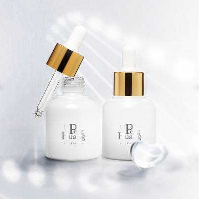 Косметическая капельница бутылки стекла 30ml эфирного масла сыворотки пустая бамбуковая
